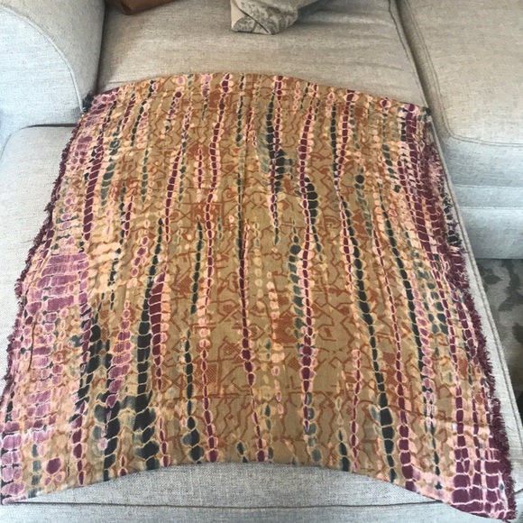 Boho Lightweight Infinity Scarf Made in India - Picture 3 of 3